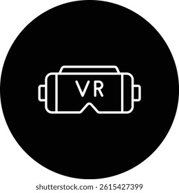 Vr Glasses vector icon. Can be used for printing, mobile and web applications.