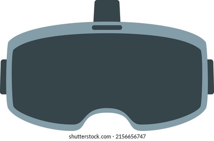 Vr-Brille Virtual Reality-Headset-Symbol Vektorgrafik
