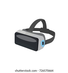 VR Glasses or virtual reality helmet. Realistic virtual reality headset for computer, phone or smart phone