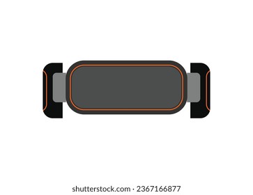 VR glasses. Virtual reality glasses. Simple flat illustration.