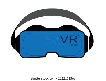 
 VR Glasses-Headset for Metaverse Technology. Visual reality concept.