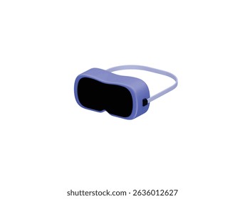  Vr headset icon 3d illustration render