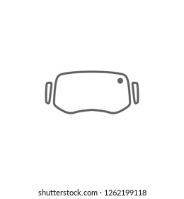  VR headset icon. Icon of a VR glasses, Virtual reality headset vector.