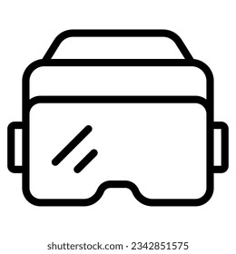 VR Headset Icon for uiux, infographic, etc