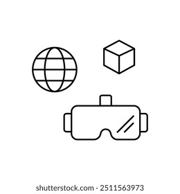 VR Headset vector icon ready to use vector illustration