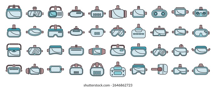 Vr headsets and glasses providing immersive experiences, showcasing cutting edge technology for gaming, entertainment, and professional use