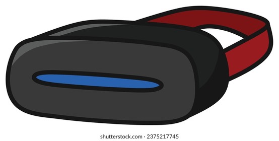VR Icon Gadget Equipment Video Game Equipment Vector Illustration