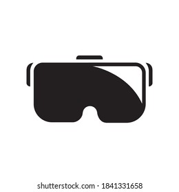 VR Icon on White Background. Vector Symbols