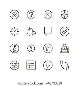 VR icon set. Collection of high quality black outline logo for web site design and mobile apps. Vector illustration on a white background.