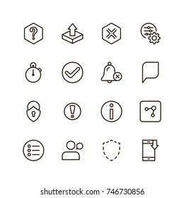 VR icon set. Collection of high quality black outline logo for web site design and mobile apps. Vector illustration on a white background.