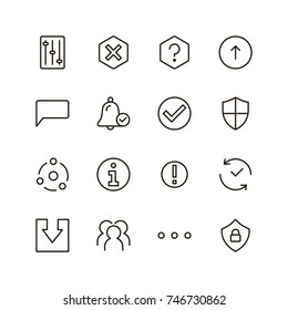 VR icon set. Collection of high quality black outline logo for web site design and mobile apps. Vector illustration on a white background.