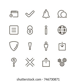 VR icon set. Collection of high quality black outline logo for web site design and mobile apps. Vector illustration on a white background.