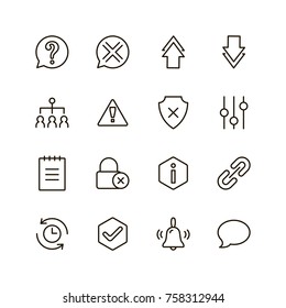 VR icon set. Collection of high quality black outline logo for web site design and mobile apps. Vector illustration on a white background.
