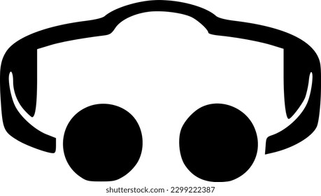 Vr icon vector symbol design illustration
