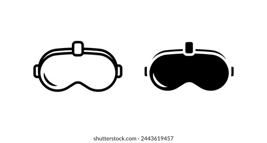 VR icon. virtual reality sign. for mobile concept and web design. vector illustration