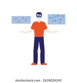 Vr innovation Vector illustration which can easily modify or edit

