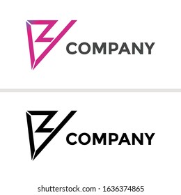 VR Letter Logo Design with Creative Modern Trendy Typography, VR logo Icon