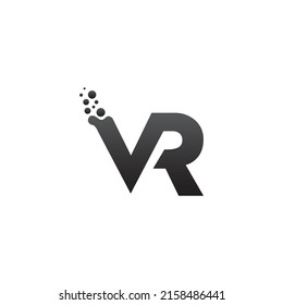 Vr Letter Logo Design Vector Stock Vector (Royalty Free) 2158486441 ...