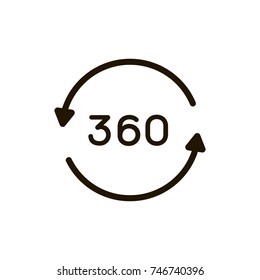 VR line icon. High quality black outline logo for web site design and mobile apps. Vector illustration on a white background.