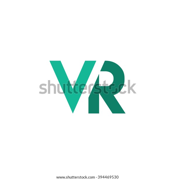 Vr Logo のベクター画像素材 ロイヤリティフリー