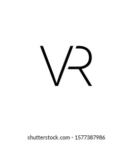 VR logo black vector icon. VR icon. Virtual reality 360 icon, isolated on white background. Virtual reality icon. Virtual reality symbol in modern simple flat style for web design. Vector illustration