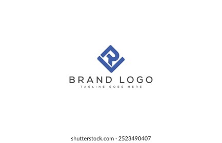 VR logo design vector template design for brand