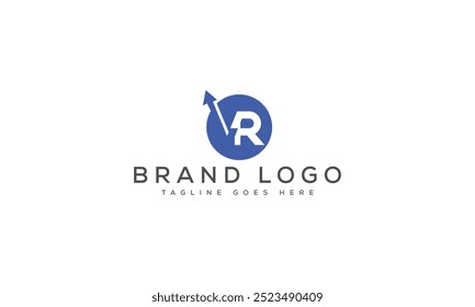 VR logo design vector template design for brand