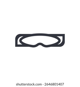 Ilustração de Modelo de Ícone de Vetor de Logotipo VR