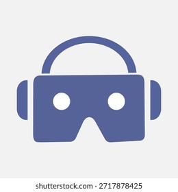 VR Mode Headset Advanced Icon
