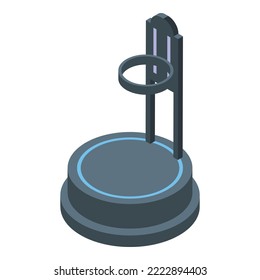 Vr platform icon isometric vector. Virtual reality. Ar tour