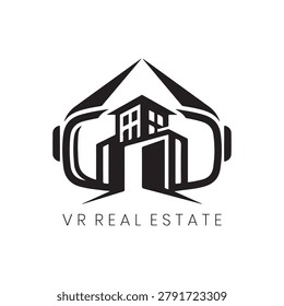VR Real Estate logo captures urban luxury and high-altitude sophistication for premium skyrise developments and penthouses. Command the luxury market using this magnificent VR Real Estate logo, ensuring your elite VR Real Estate logo brand projects unmatched high-society authority.