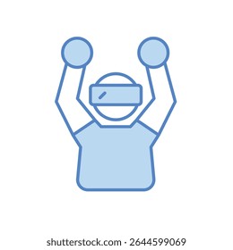 VR Ride Icon ilustração de stock de vetor