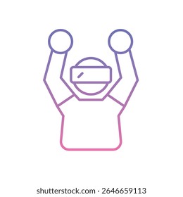 VR Ride Icon ilustração de stock de vetor