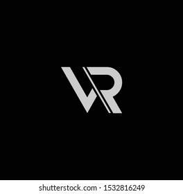 VR or RV logo and icon designs