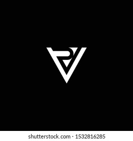 VR or RV logo and icon designs