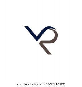 VR or RV logo and icon designs