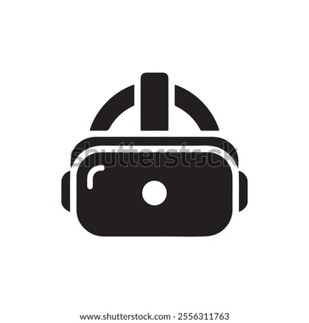 VR silhouette,VR silhouette icon,VR  vector design