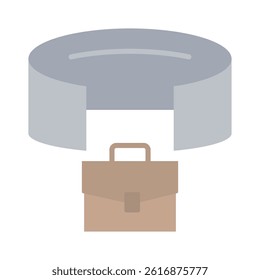 Vr Simulator Icon Element for Design