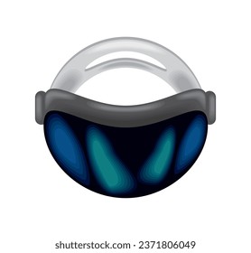 ilustración de dispositivo de tecnología vr aislada