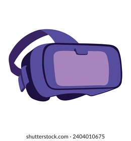 vr-Technologie-Brillen-Illustration einzeln