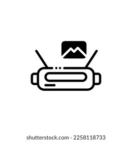 vr vector graphic illustration icon