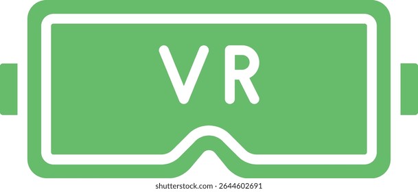 Vr ícone de vetor. Pode ser usado para impressão, aplicativos móveis e da Web.