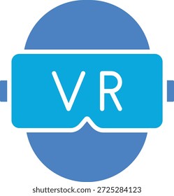 Icono de Vector Vr. Se puede utilizar para aplicaciones de impresión, móviles y de Web.
