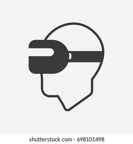 VR Virtual reality glasses icon