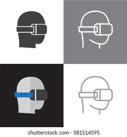 VR Virtual Reality Icons