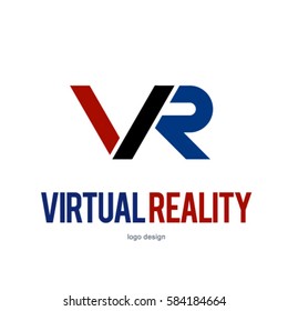 VR VIRTUAL REALITY LOGO ICON SYMBOL