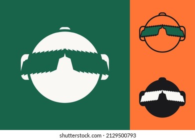 VR Virtual Reality Logo. Perfect for game store, game developer, game review blog or vlog channel, game fans or community, etc.
