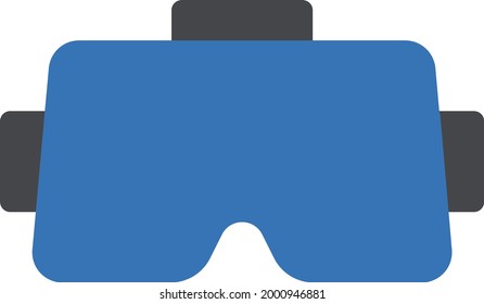 vr con fondo blanco. vr es un símbolo de inteligencia artificial.icono de color glifo.