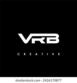 VRB Letter Initial Logo Design Template Vector Illustration