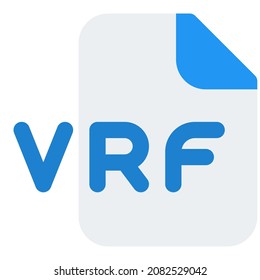 VRF file extension indicates to your device which app can open the file